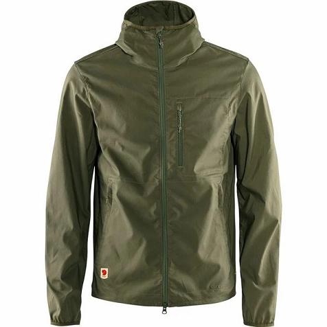 Fjallraven Men High Coast Wind Jacket Green PH22624 Philippines